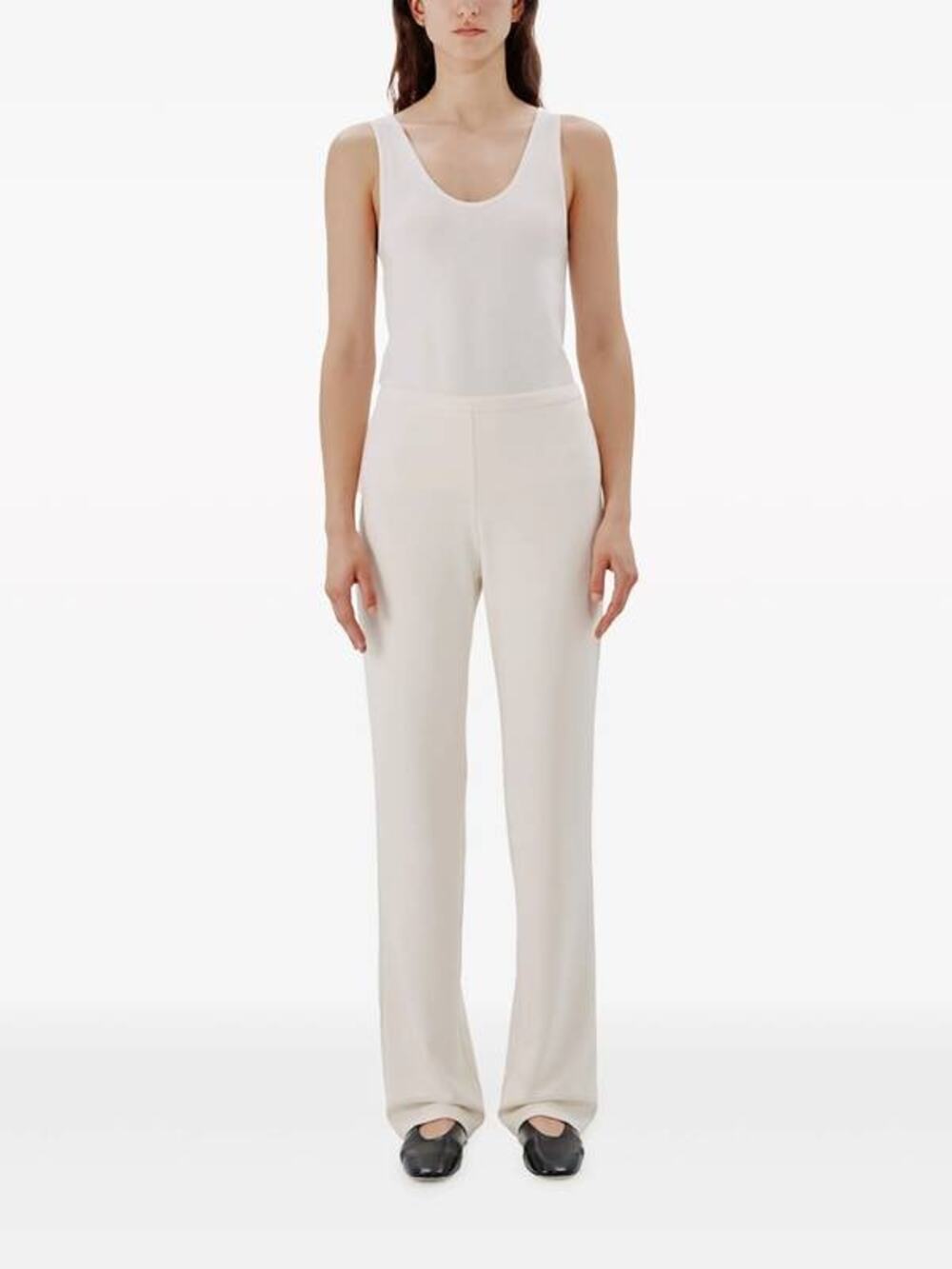 Another Tomorrow Everyday Suiting Pant in Vanilla IT 42 US 6